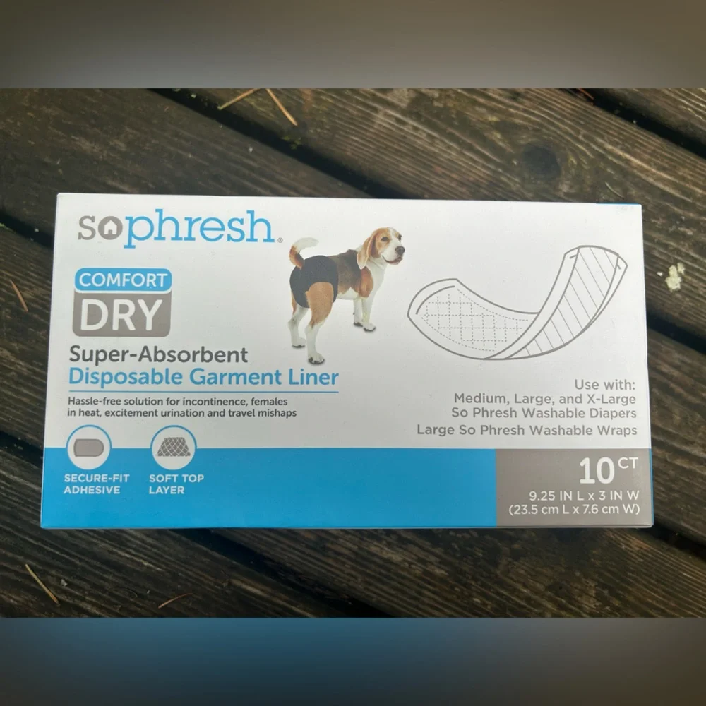 Dog disposable garment liner